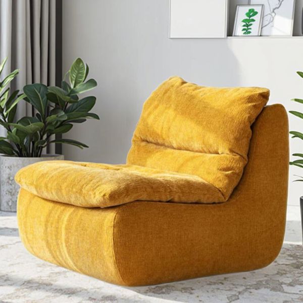Modern Convertible Extendable Single Seat Sofa Set Synthetic Fabric Sponge Filling for Home Furniture Villa Living Room School