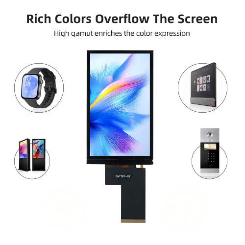 3.97 Inch IPS TFT LCD Module 480×800 24bit RGB 40-Pin ST7701S Driver for Smart Devices