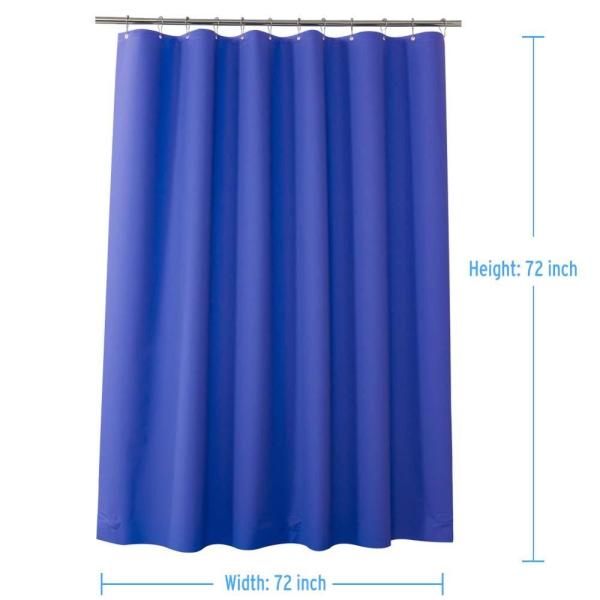 Stylish Water Repellent Shower Liner Mould Free PEVA Made For Bathroom