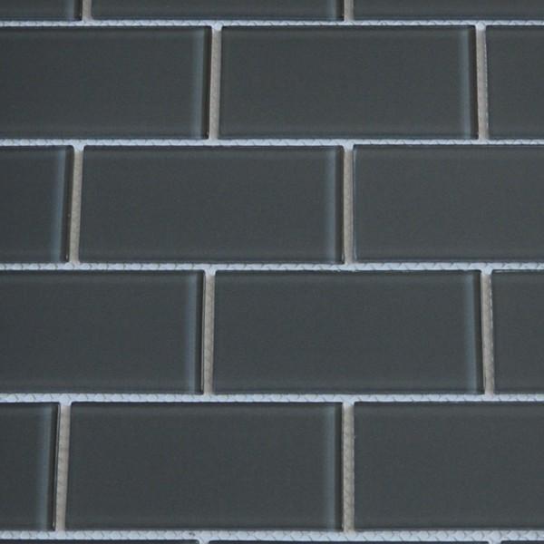 4MM Thin 2 X 4 Brick Small Glass Mosaic Tile Bathroom Glitter Mosaic