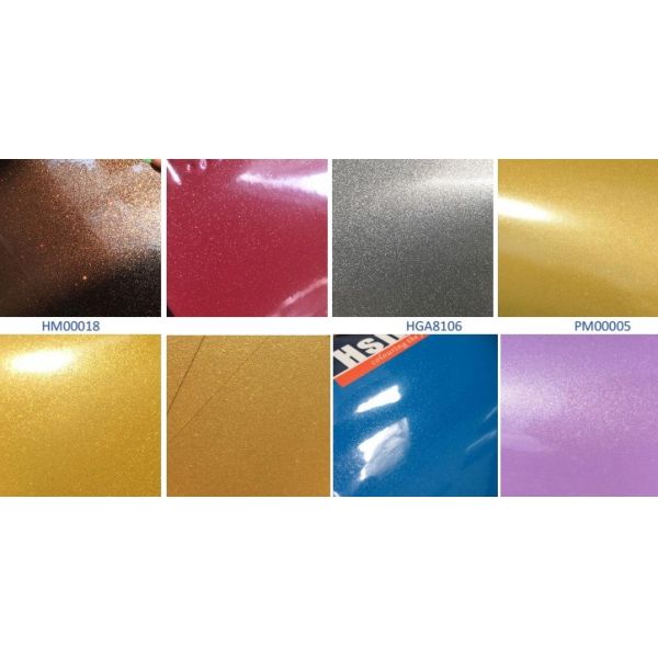 Shining Metallic Effect Polyester Powder Coating High Strength Corrosion Resistance