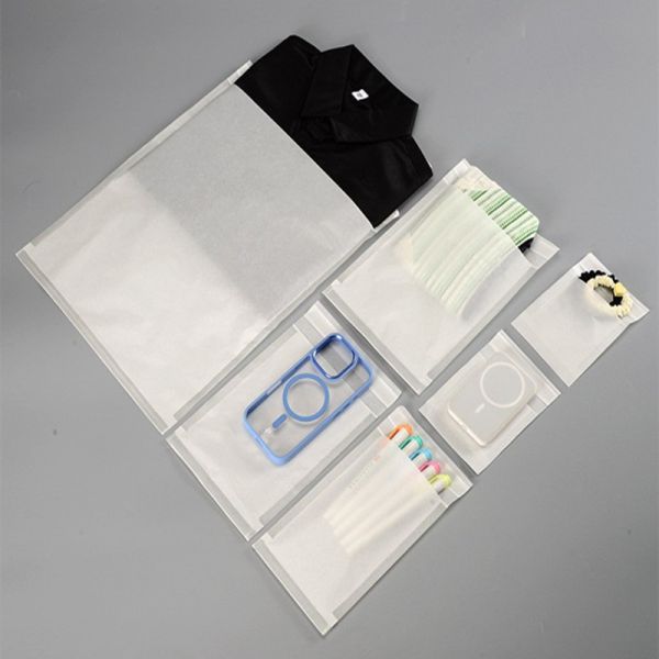 Flexible Translucent Glassine Paper Bag Moisture Resistant Eco Friendly