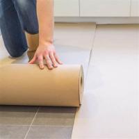 Le bois dégradable pâte le petit pain provisoire de protection de plancher pour le chantier de construction