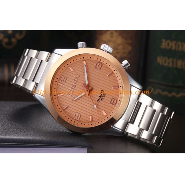 059B Rose Gold Watch Stainless Steel Quartz Watches Wholesale Cheap Women Watch Rhinestone