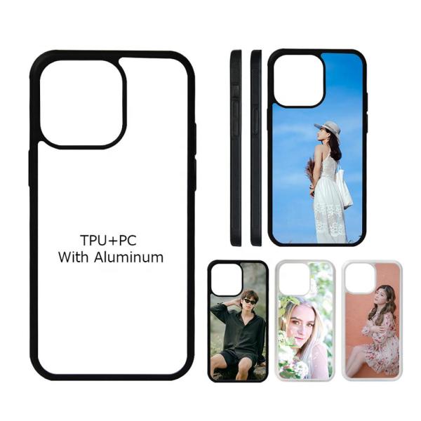 カスタムプリント 2D TPU シリコン昇華ブランク iPhone 14 15 16 Pro Max 用ケース