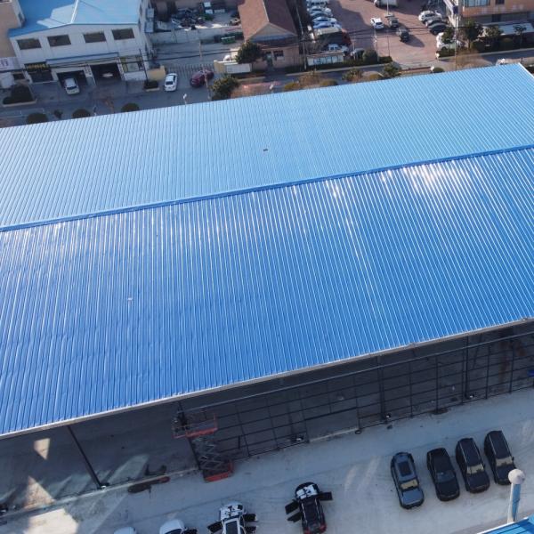 Portal Frame Steel Structure Warehouse with Insulation Panels