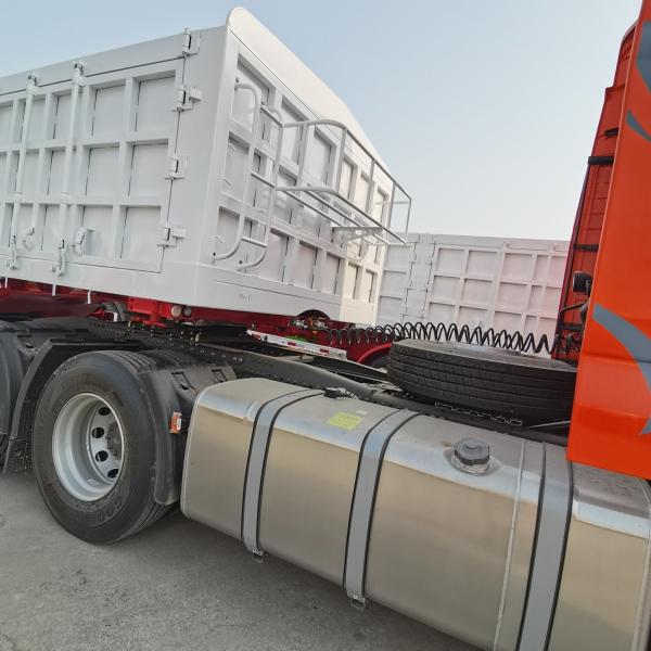 Mechanical / Air Suspension Fence Full Trailer For Transport Of Home Appliances And Cargo