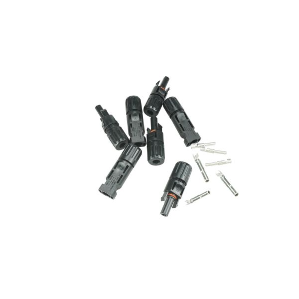 1000v Solar Panel Connectors , Mc4 Male And Female Connectors