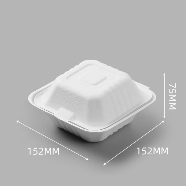 Sugarcane Bagasse Burger Box Food Container Shipping Cost and Estimated Delivery Time