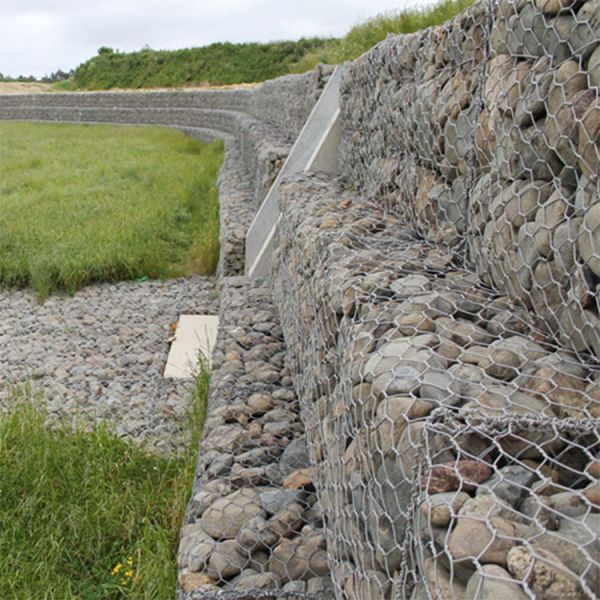 2x1x1m Gabion Box Woven Hexagonal Mesh Netting Erosion Control
