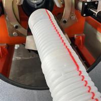 50-160mm 直径範囲 シングルスクリューエクストルーダー 二重壁波紋パイプ機械 パイプ生産