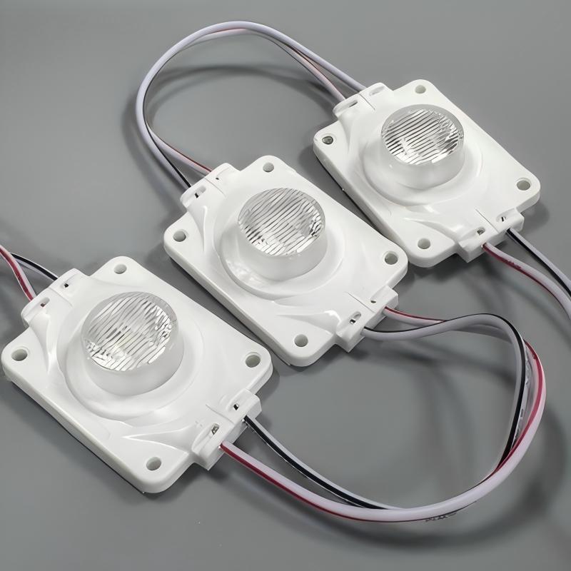DC12V Edge Lit LED Module 1.5W 15x45 Degree IP65 For Double Sided Light Box