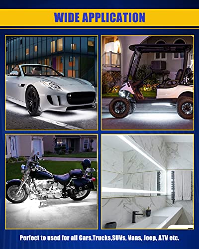 Strong Nano Tape LED Light Strip IP68 Waterproof for Car Motorcycle Home Decoration