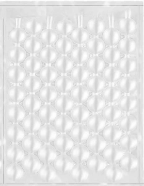 Length 50m 100m Inflatable Bubble Wrap Lightweight Multipurpose