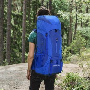 Résistant à l'eau 600D revêtement en PVC sac à dos de randonnée léger avec cadre