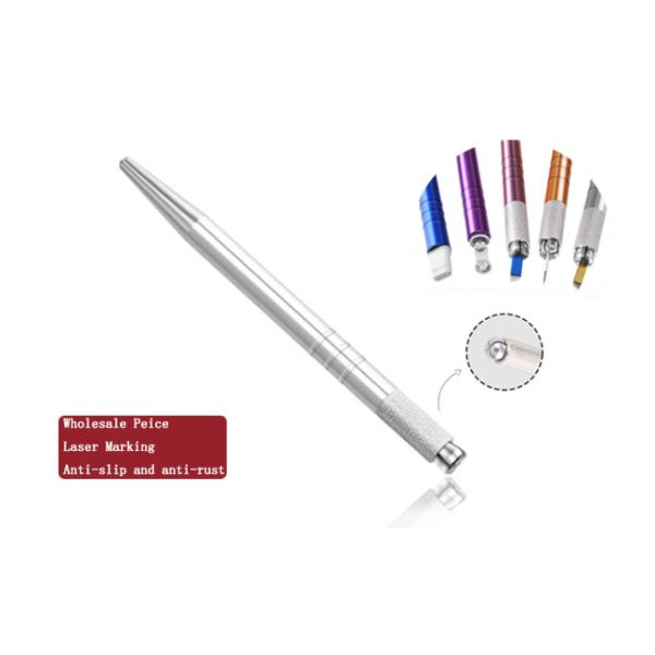 Colorful Permanent Makeup Manual Tattoo Eyebrow Pen Non Disposable Skin Safe