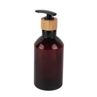 7 oz 10 oz 16 oz botella de loción cosmética hombro inclinado 200 ml 300 ml 500 ml botella de PET ámbar