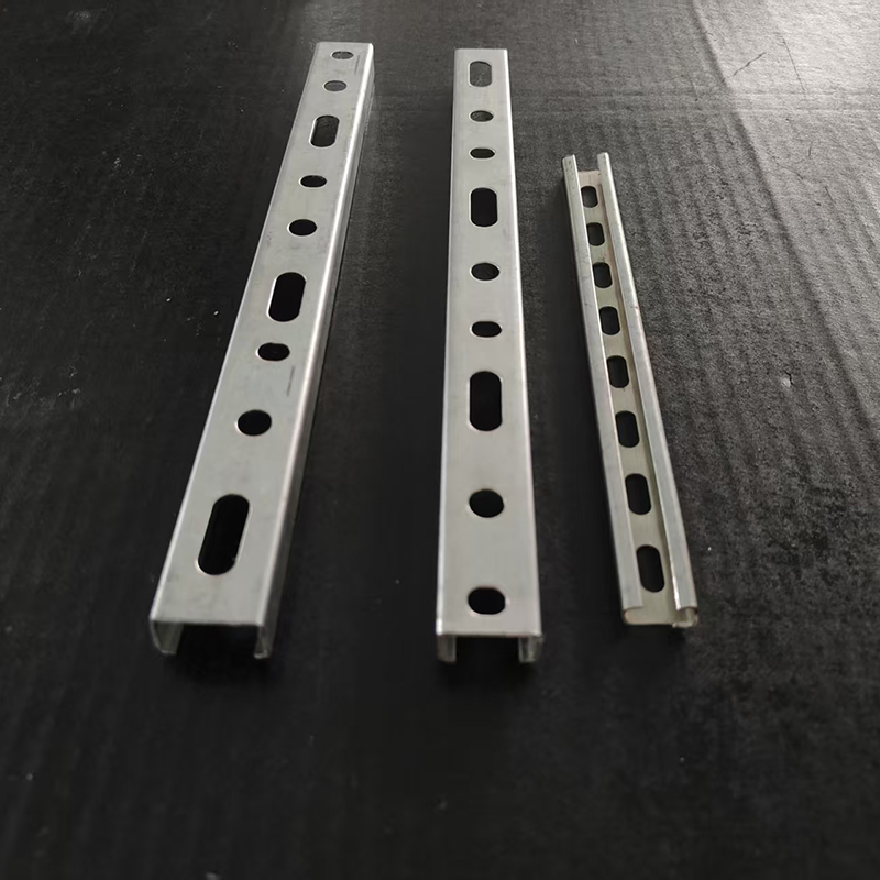 Multi Size Pre Galvanized Unistrut Channel Slotted C Channel 20x10mm 25x16mm