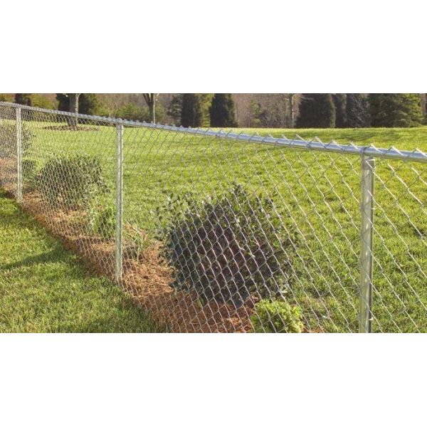 2.1mx10mx50x50mm galvanized steel vinyl coated chain link fence from