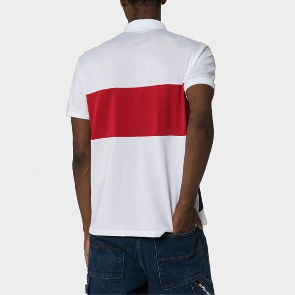 Customized Logo Mens Short Sleeve Polo Shirts , Polo Sport Shirt For Male