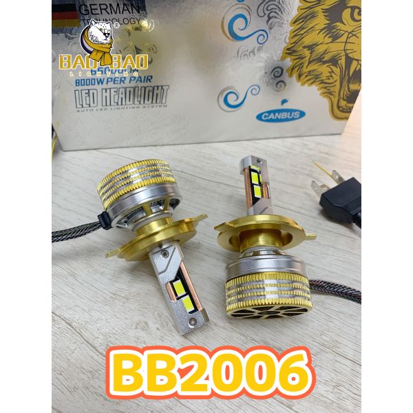 H4 H7 H11 9005 9006 Metal White Flash Luces Light LED Headlight Auto Parts