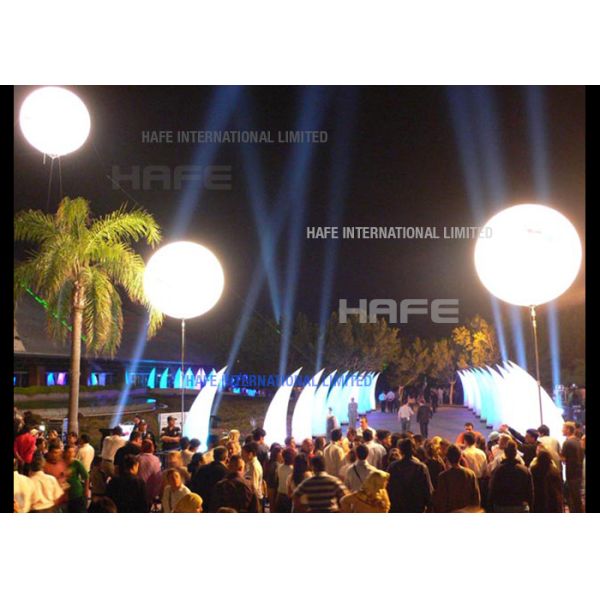 Воздушный шар гелия СИД луны освещает украшение ночи, освещает светлые воздушные шары 3М приведенные партии