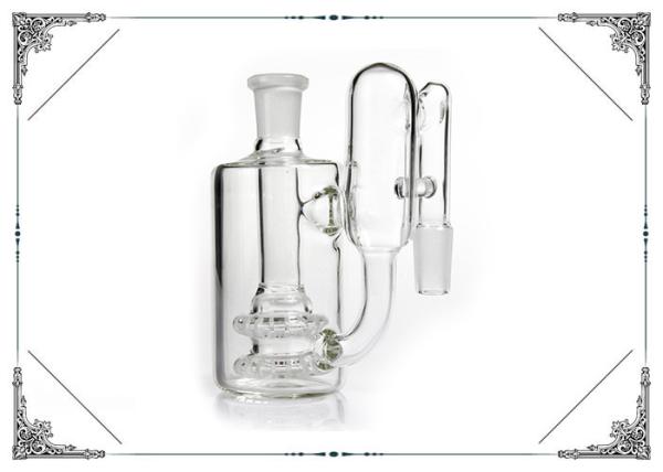 Recycler Dropdown Glass Ashcatchers  14.4mm 18.8mm Joint Double Showerheads Perc