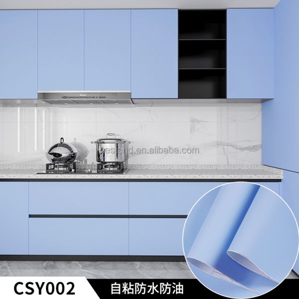 Appartement papier peeling et collage auto-adhésif pour la cuisine armoire de porte film de rénovation bandes motif à carreaux