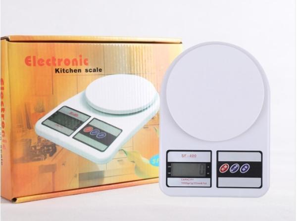 Balance de cuisine électronique numérique 10KG Division 1g Balance de cuisine avec recommandation de poids maximal de 10KG