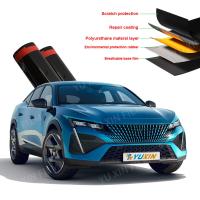 TPU PPF Gloss Black Car Paint Protection Film 7.5mil Thick Self Healing Lubrizol Material