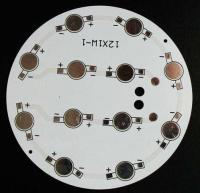 Matériau ROHS Plaque de circuits imprimés à base d'aluminium LED SMT Immersion Gold Design Fabrication