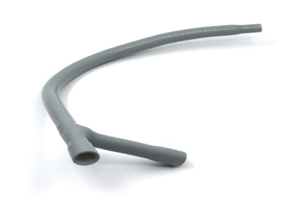 Oval Shape Silicone Boost Pipes , Customize Diameter Silicone Intercooler Piping