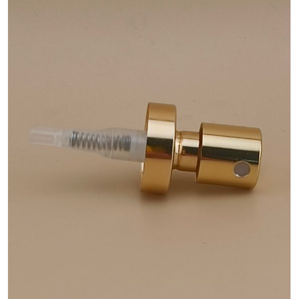 Golden Alum Button Fine Crimp Sprayer Big Housing K402-1 for Perfume