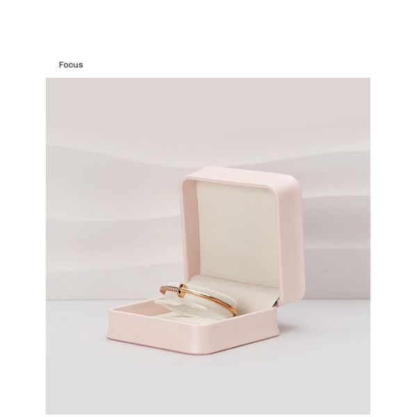 BPU03 ПУ кожаный квадратный роскошный подарочный ящик для ювелирных украшений и упаковки