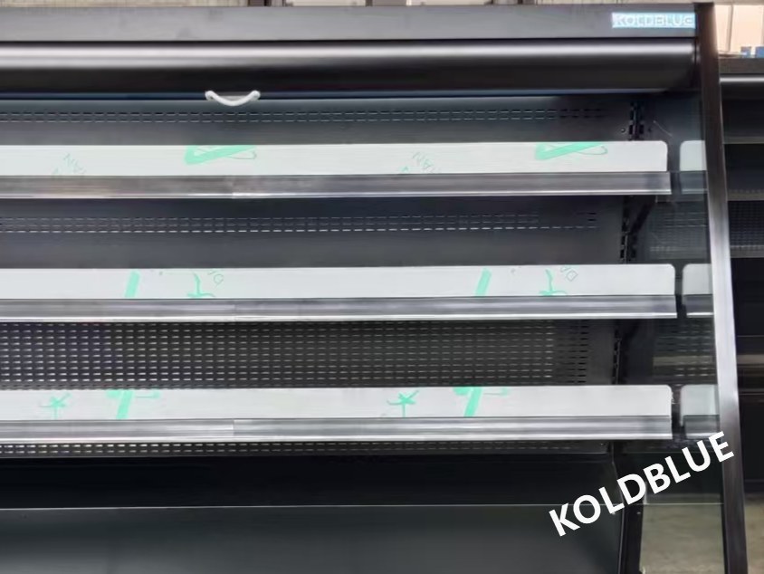Open Front Refrigerated Merchandiser with Night Blind for Deep‑Storage Retail