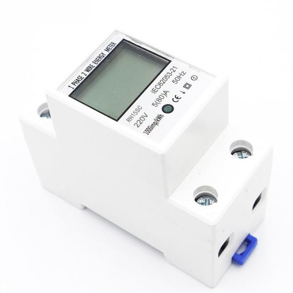 High Quality Single Phase Industrial Watt Hour Meter with LCD display