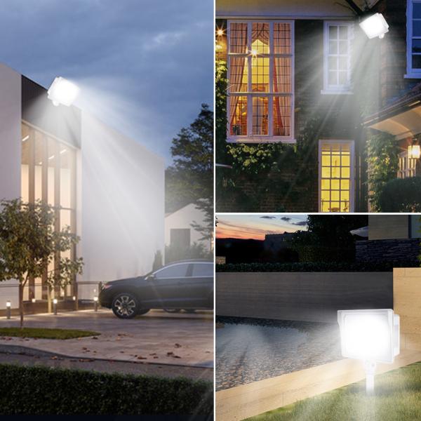 3000K / 4000K / 5000K IP65 Outdoor Floodlight 12600LM Outdoor Security Floodlight