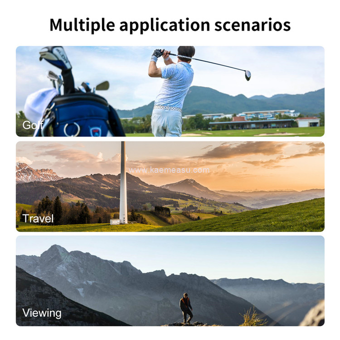 Kaemeasu Golf Rangefinder Aliminum Лазерный дальнобойщик