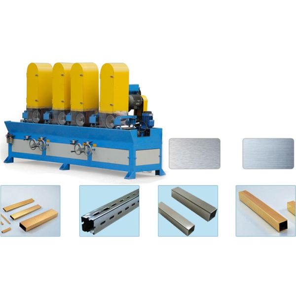 Шлифовальный станок с абразивной лентой из нержавеющей стали для плоского листа