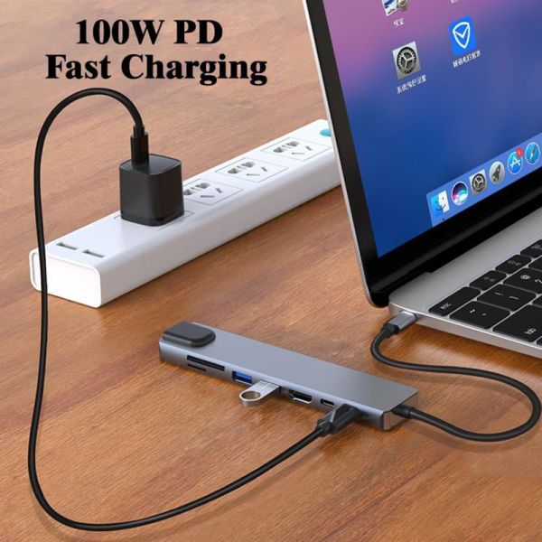 Многофункциональный адаптер USB типа C для многозадачности и передачи данных