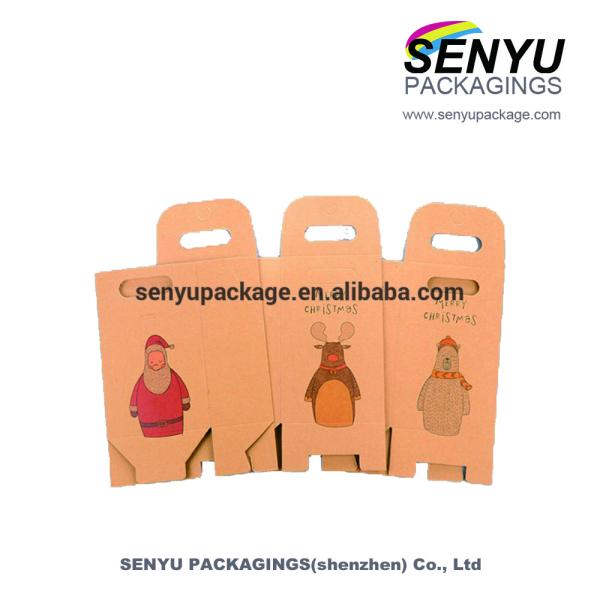 Gift Brown Kraft Small Paper Boxes For Sweets Handled Packaging Recyclable