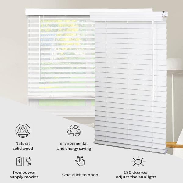 Venezianas de madeira Roman Roller Shades Fade Resistance do falso da janela francesa