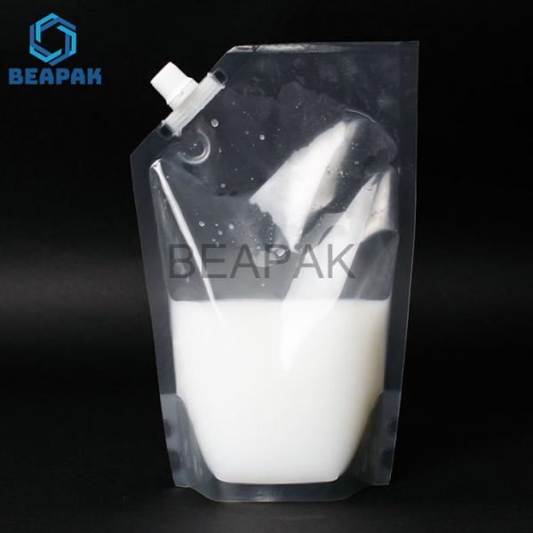 Food Grade Reusable Custom Spout Pouches Liquid Stand Up Pouch With Spout