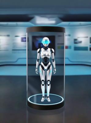 3D Hologram Display Equipment Holo Tube Human Size AI Virtual Assistant Holographic Cylinder Display Holo Box