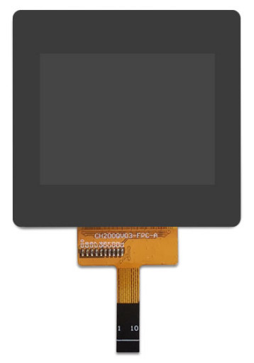 1000  High Brightness  Small Lcd Panel 320*240 Pixels with Black Glass Cover