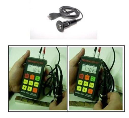 Tm Type Thickness Probe Dual 10mm Crystal Size Operating Temperature 150 Degree C