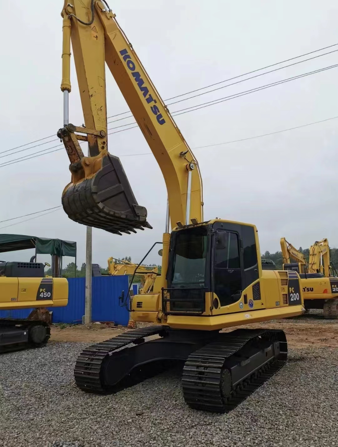 Komatsu Pc 200 Excavator In Good Condition , Previous Owner Maintained It Well