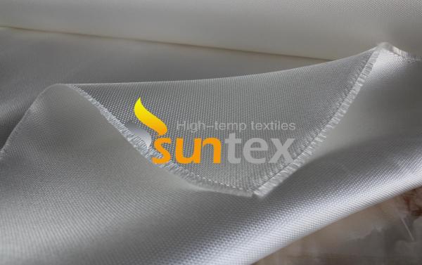 O silicone da fabricação da fibra de vidro revestiu o material do vidro de fibra da tela de pano