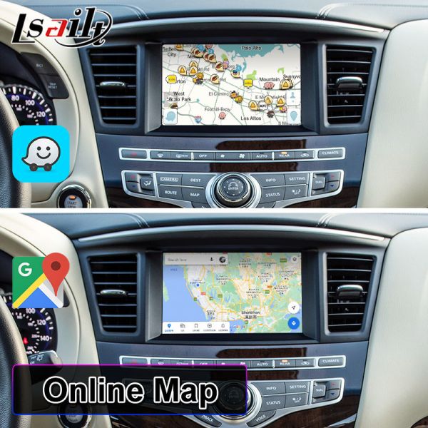 Lsailt Android Carplay Interface for Infiniti JX35 With GPS Navigation Wireless Android Auto