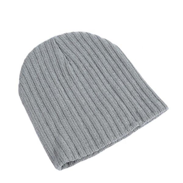 Mulheres Slouchy de Beanie Skull Cap For Men do estiramento macio grosso morno
